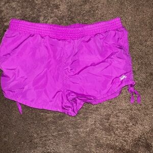 Kids 12  Purple Athletic Shorts